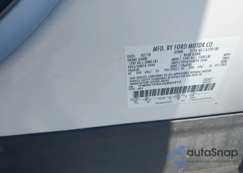 2018 Ford Explorer Xlt из США, поврежденный, VIN 1FM5K7D85JGB03413